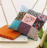 Floral Placemat and Patchwork Cushion Set