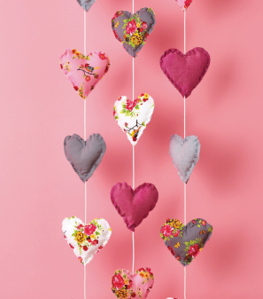Simple Heart Wall Hanging Sewing Pattern