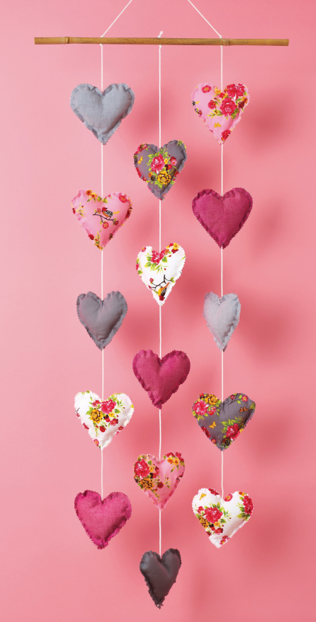 Simple Heart Wall Hanging Sewing Pattern