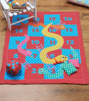 Spotty Snakes and Ladders Playmat
