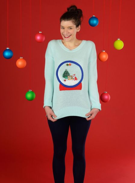 Snow Globe Appliqué Jumper