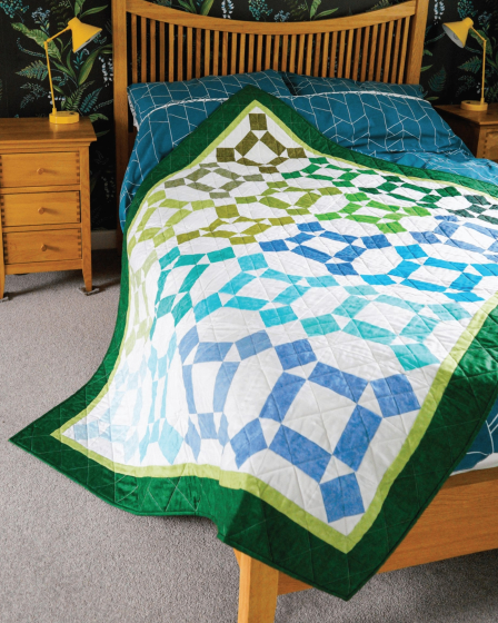 Shades of Green Quilt Tutorial