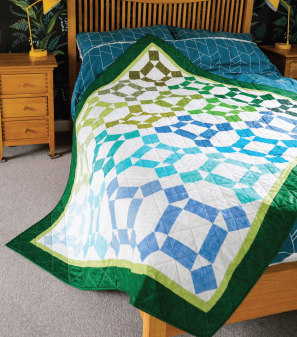 Shades of Green Quilt Tutorial