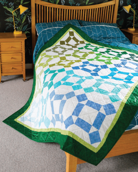 Shades of Green Quilt Tutorial