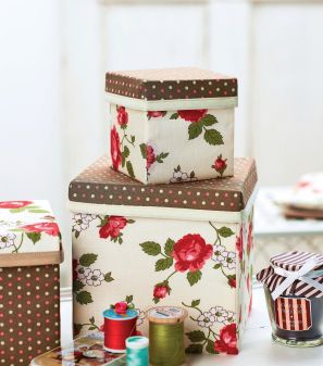 Fabric Stacking Storage Boxes