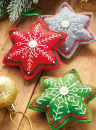 Christmas Felt Star Decorations Sewing Pattern