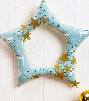 Christmas Star Wreath Sewing Pattern