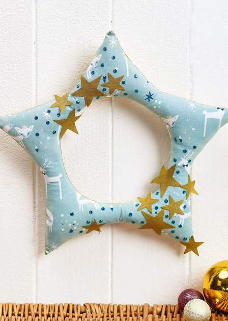 Christmas Star Wreath Sewing Pattern