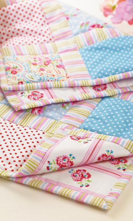 Keepsake Quilt and Embroidered Cushion