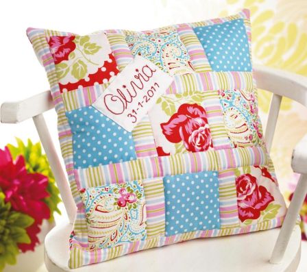 Keepsake Quilt and Embroidered Cushion