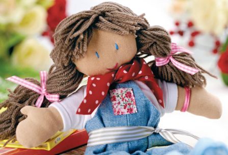 Boho rag doll