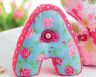 Stuffed Fabric Letters
