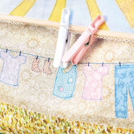 Appliqué Sunshine Peg Bag Sewing Pattern
