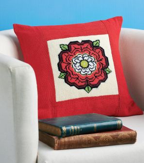 Tent Stitch Needlepoint Canvas Cushion