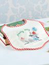 Split Stitch Embroidered Bib