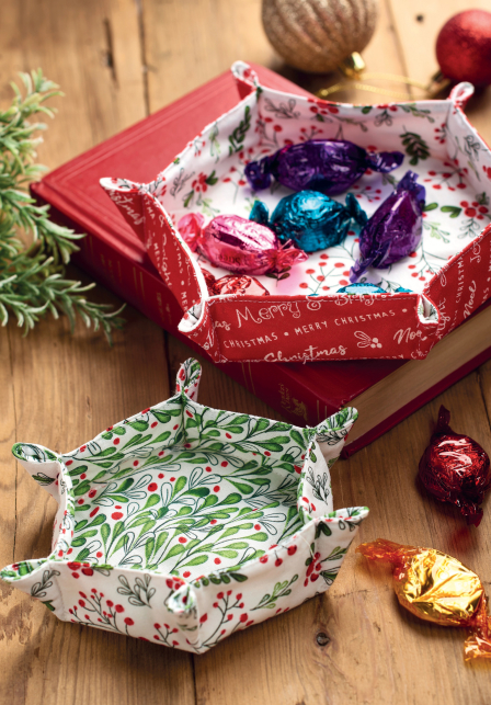 Christmas Sweetie Dish Sewing Pattern