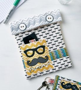 Tablet case and keyring