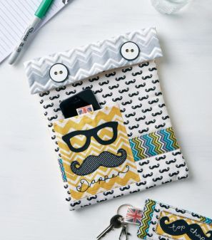 Tablet case and keyring