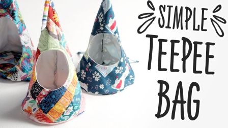 Simple Teepee Bag Template: The Crafts Channel