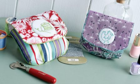 Embroidered Travel Pouches