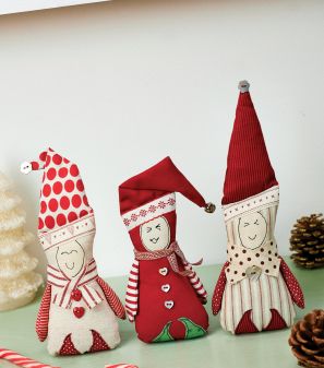 Trio of Vintage Style Elves