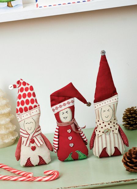 Trio of Vintage Style Elves