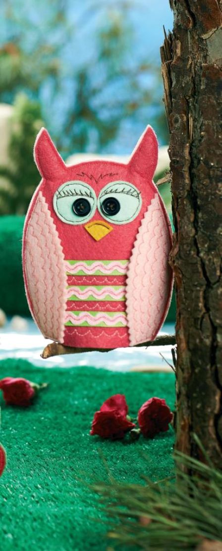 Trio of Felt Creatures