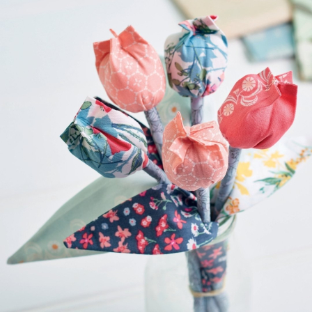 Simple Tulip Flowers Sewing Pattern