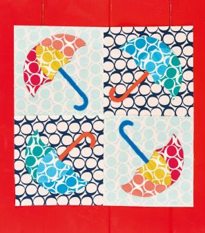 Umbrella Quilt Block Sewing Tutorial (Part One)