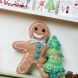 Simple Felt Gingerbread Man Sewing Pattern