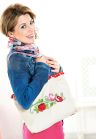 Vintage Rose Embroidered Handbag