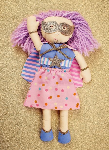 Violet the Victorious Doll: Superhero Sewing Pattern Part 2