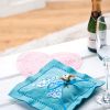 Turquoise Felt Wedding Ring Pillow