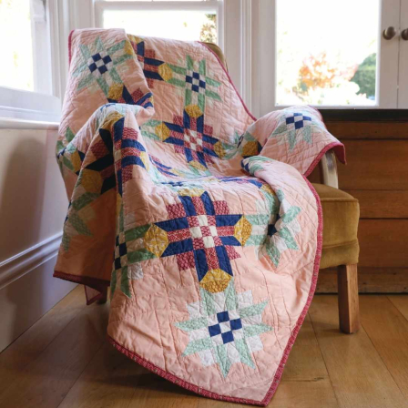 Wildflower Fat Quarter Quilt Tutorial