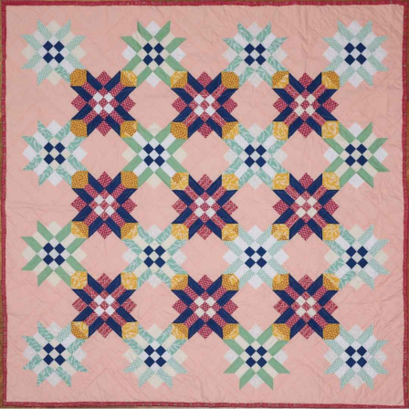 Wildflower Fat Quarter Quilt Tutorial