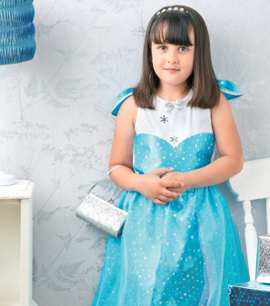 Winter Princess Costume Dress Sewing Pattern