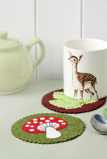 Lunchtime Make: Woodland Coasters