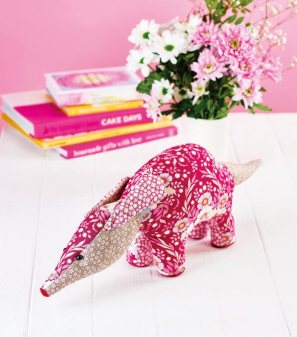 Patchwork Aardvark Toy Sewing Pattern