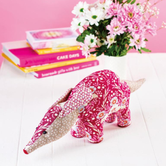 Patchwork Aardvark Toy Sewing Pattern