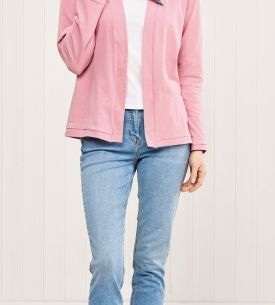 Easy Cotton Jersey Cardigan