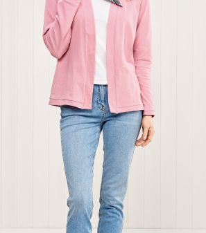 Easy Cotton Jersey Cardigan