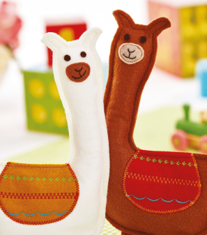 Kids’ Alpaca Felt Toy Duo Sewing Pattern