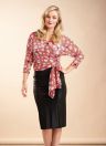 Vintage Wrap Blouse