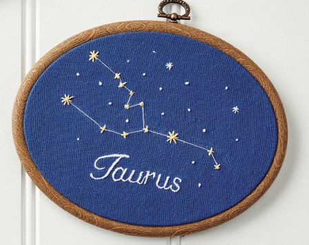 Astrology Embroidery Hoops Sewing Pattern