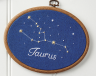 Astrology Embroidery Hoops Sewing Pattern