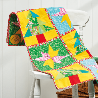 Christmas Baby Quilt: Block One Sewing Pattern