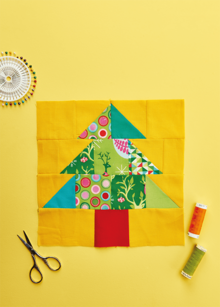 Christmas Baby Quilt: Block One Sewing Pattern