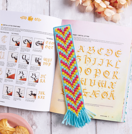 Bargello Embroidered Bookmark Sewing Pattern