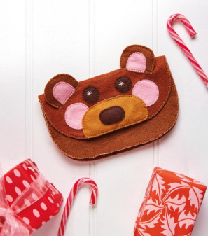 Children’s Felt Bear Purse Sewing Pattern