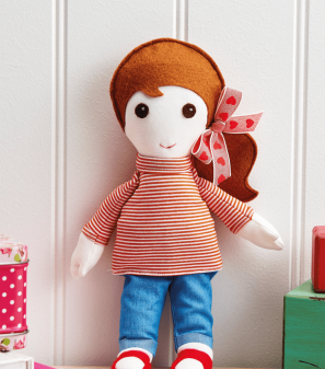 Betsy Jersey Cartoon Doll Toy Sewing Pattern